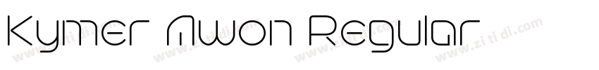 Kymer Awon Regular字体转换 Kymer Awon Regular字体转换